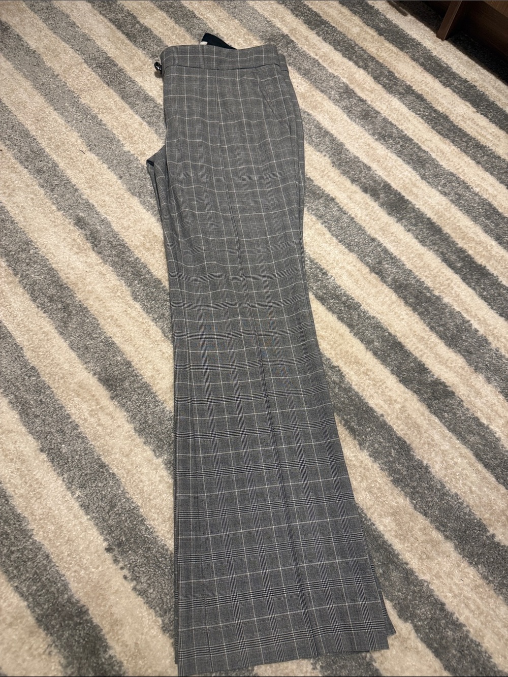 Gray Plaid pants